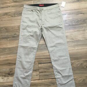 GUESS Men's Khakis Pants Slim Fit Chinos Skinny Stretchy Mid Rise Logo 36X32
